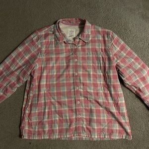 L.L. Bean Pink Flannel Jacket
